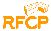 Ouest Économie Bâtiment logo avec RFCP en orange et blanc, symbolisant construction et développement durable.