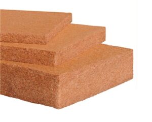 Panneaux isolants en laine de verre pour l'isolation thermique et acoustique bâtiments.